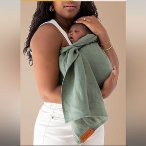 Wild bird linen sling